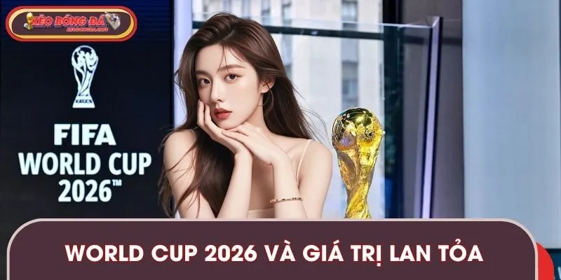 World Cup 2026 và giá trị lan tỏa mạnh mẽ khắp hành tinh